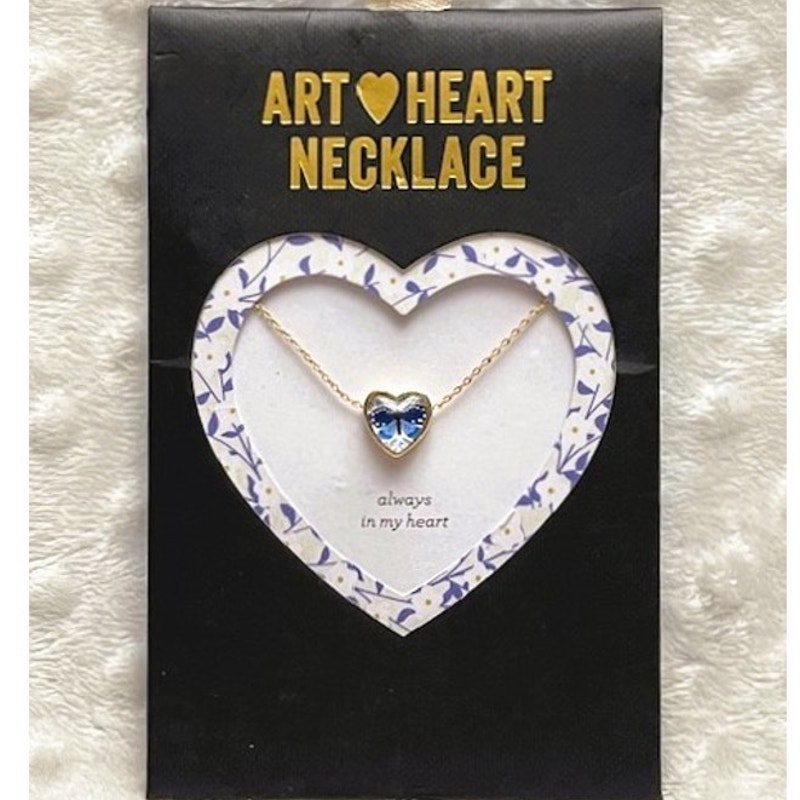 Always In My Heart Gold Art 18 Heart Necklace By Demdaco-New 22$